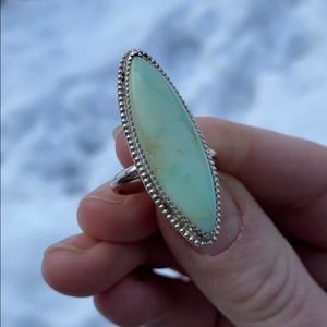 STERLING SILVER GEMSTONE RING